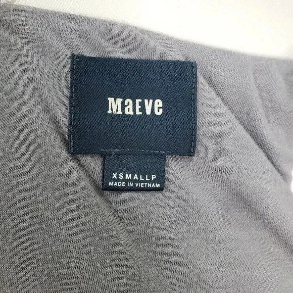 Maeve Sleveless Grey Knit Midi Dress  Size X‎ Small - Picture 3 of 7